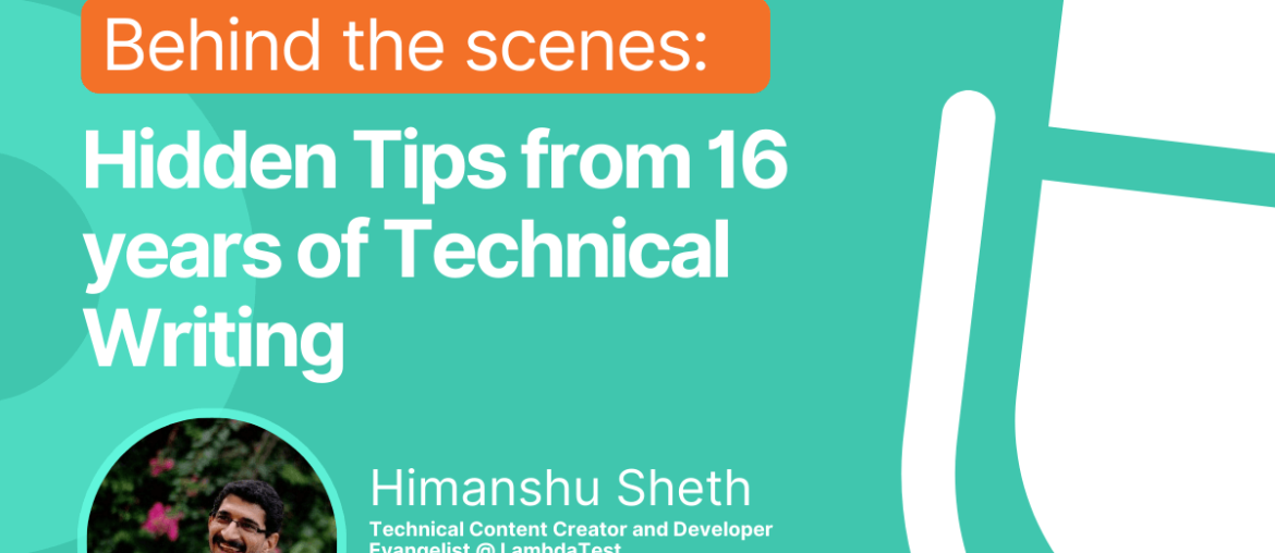 BTS 13: Hidden Tips from 16 years of Technical Writing
